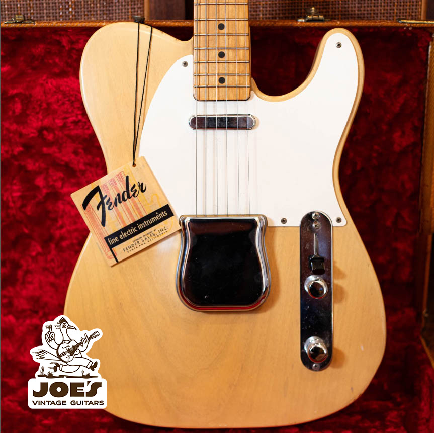 Fender Telecaster with Original Tag: Fender fine electric instruments