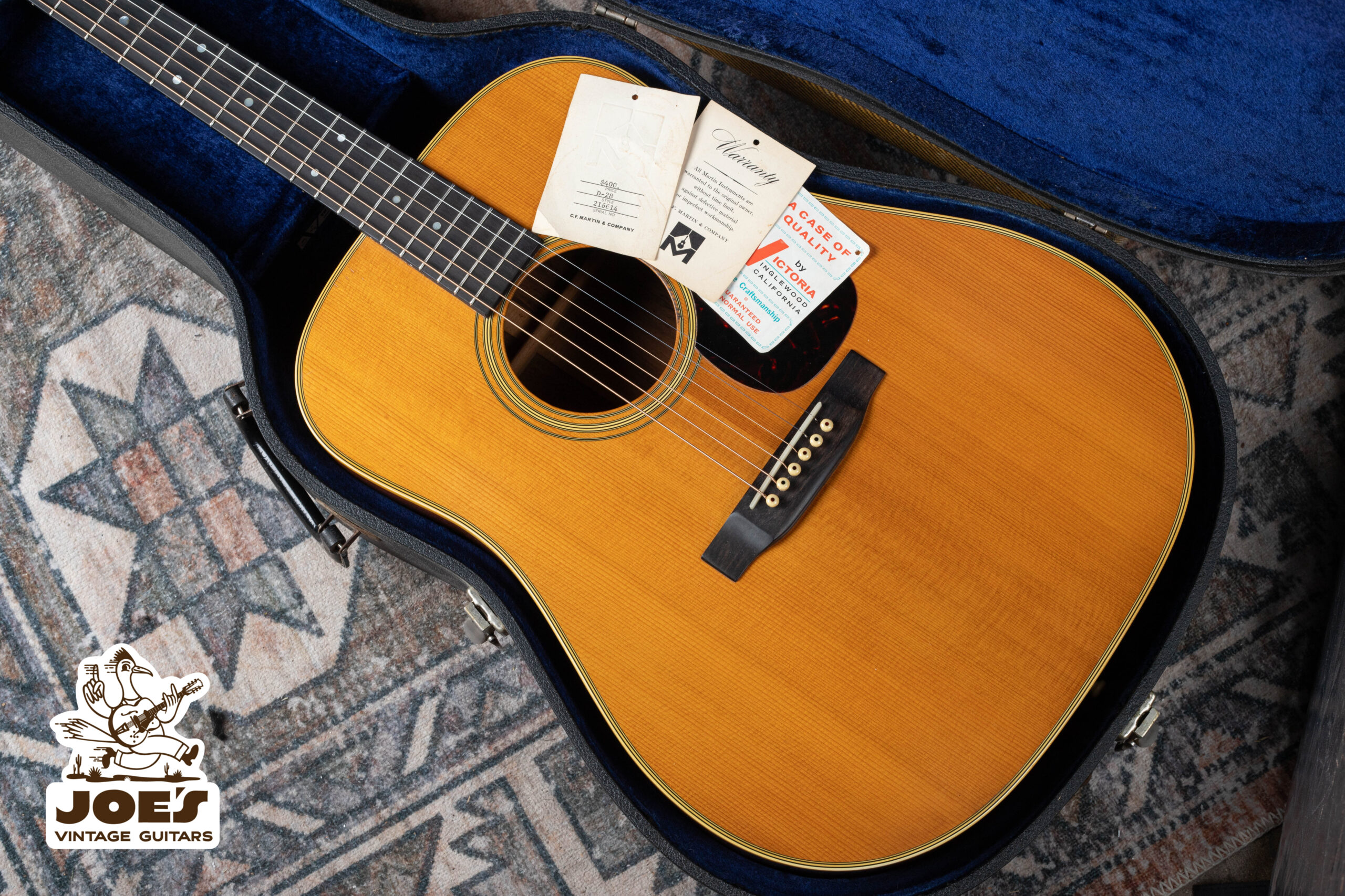 Martin Dreadnought Guitar With Authenticity Documents