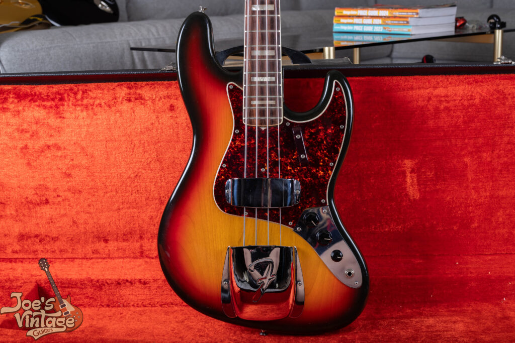 1976 Fender Jazz Bass Electric Guitar - Natural Finish